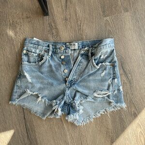 Agolde Parker Cut Off Shorts